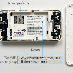 WiFi 4G Huawei E5586-822, tốc độ 300Mbps, pin 3000mAh
