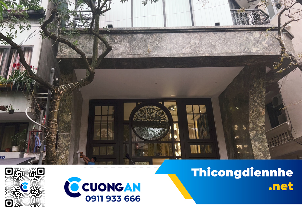Thi công hệ thống điện nhẹ Luxe Paradise Premium Hotel tại 75 Phạm Hồng Thái, quy mô 10 tầng, 50 phòng nghỉ