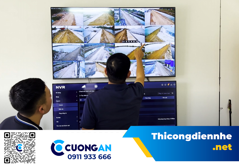 Thi công hệ thống Camera không cần cáp 65TRIỆU cho trang trại thuỷ hải sản tại Đảo Cát Bà Hải Phòng