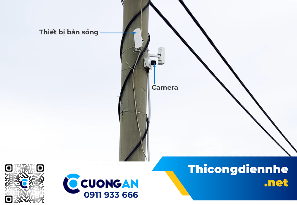 Thi công hệ thống Camera không cần cáp 65TRIỆU cho trang trại thuỷ hải sản tại Đảo Cát Bà Hải Phòng