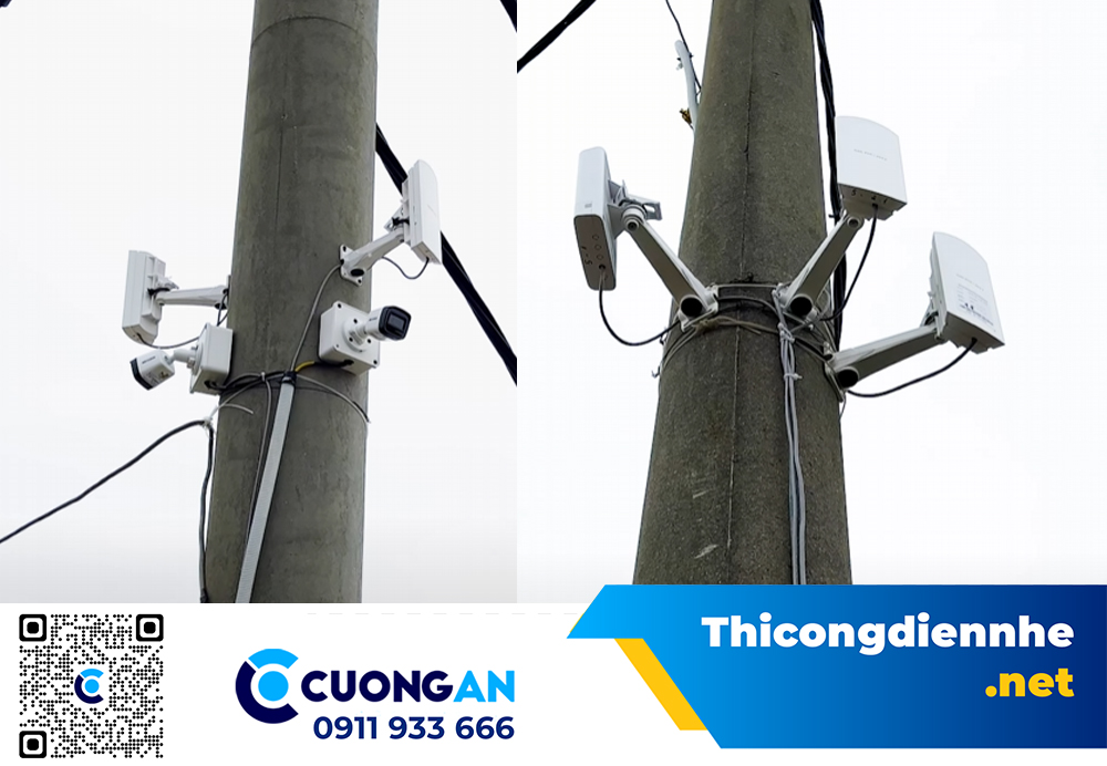 Thi công hệ thống Camera không cần cáp 65TRIỆU cho trang trại thuỷ hải sản tại Đảo Cát Bà Hải Phòng