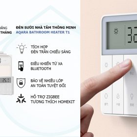 Aqara T1 | Máy sưởi nhà tắm thông minh Công suất lên đến 2800W