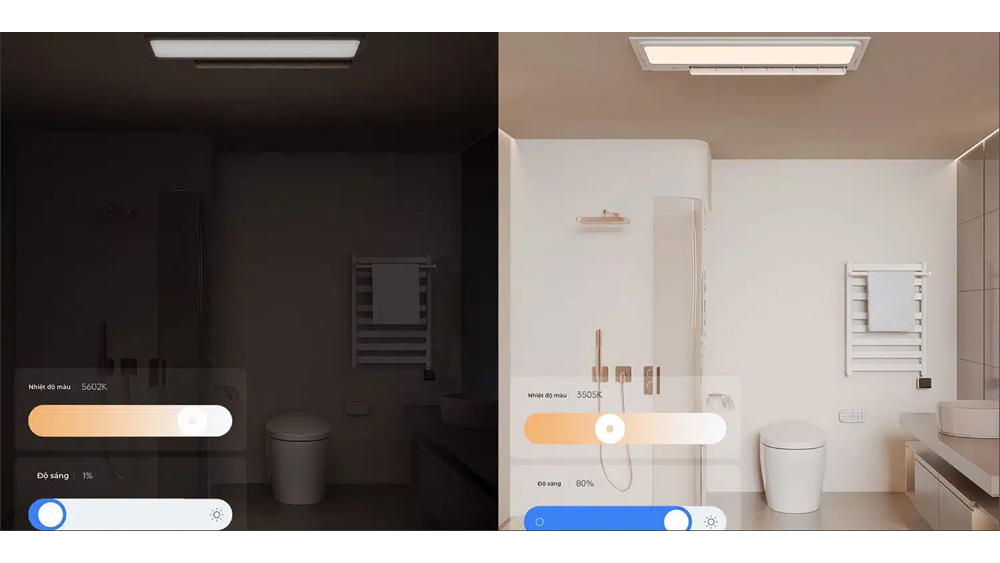Aqara T1 | Máy sưởi nhà tắm thông minh Công suất lên đến 2800W