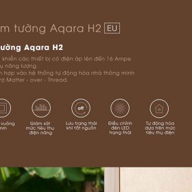 Aqara H2 EU | Ổ cắm âm tường thông minh , định mức điện 250 V