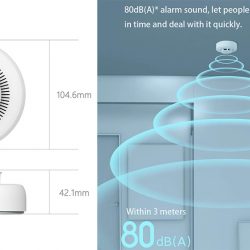 Aqara JY-GZ-03AQ | Cảm biến khói, Còi báo động 90 dB