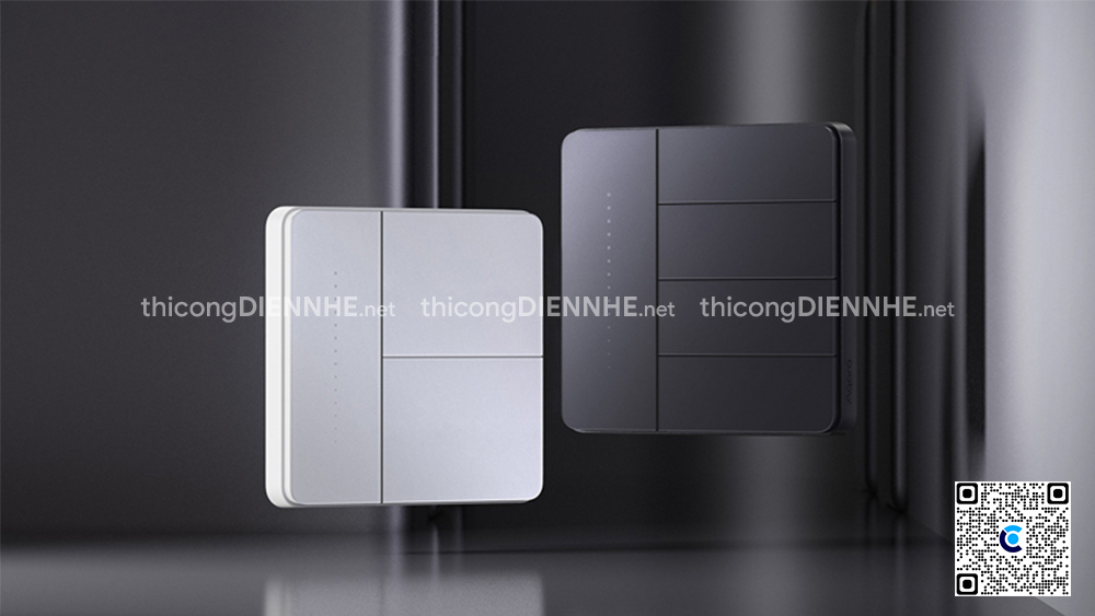 Aqara Z1 Pro | Công tắc Smart Wall Switch, Tích hợp điều khiển đèn, rèm