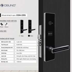 OSN-2315 | Khóa Thẻ Từ Khách Sạn 2 Tính Năng chống sao chép giá rẻ