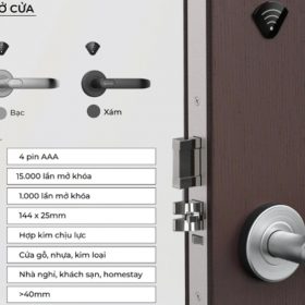 OSN-3338 | Khóa Thẻ Từ Khách Sạn 2 Tính Năng chống sao chép