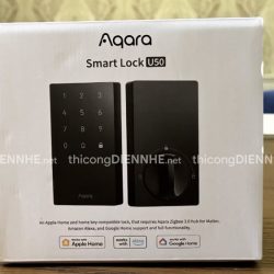 Aqara U50 | Khóa thông minh hợp kim cao cấp chống ăn mòn, chống nước chuẩn IPX5