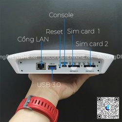 WiFi 4G Ruijie 1110L, tốc độ 150Mbps, 2 băng tần 1200MB, 1 Lan cho PC switch, chịu tải 60 thiết bị
