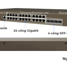 G3328F | Switch Tenda 28 Cổng Cloud L2 Managed IP-COM