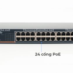 TEG1024D | Switch PoE Tenda 24 cổng PoE gigabit