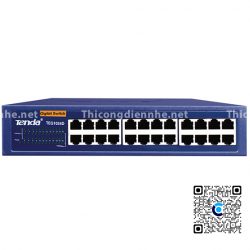 TEG1024D | Switch PoE Tenda 24 cổng PoE gigabit