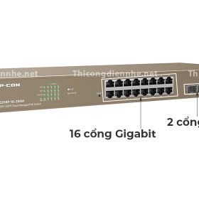 G3318P-16-250W | Switch Tenda 16 cổng Cloud L2 Managed PoE IP-COM