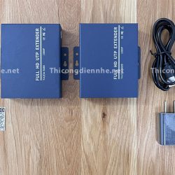 Bộ chuyển đổi HDMI-2 Lan 120m 1080P truyền xa 12m với cáp Cat6
