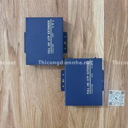 Bộ chuyển đổi HDMI-2 Lan 120m 1080P truyền xa 12m với cáp Cat6
