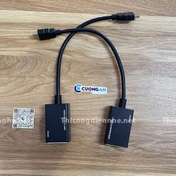 Bộ chuyển đổi HDMI-2 Lan (30m) 1080P truyền xa 30m với cáp Cat6