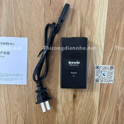 Adapter PoE Tenda PoE15F AF Cổng 100Mbps 48V cho WiFi